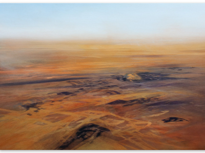 Kunstwerk: Malerei von Wolfgang Sinwel, Landschaft, Wüste